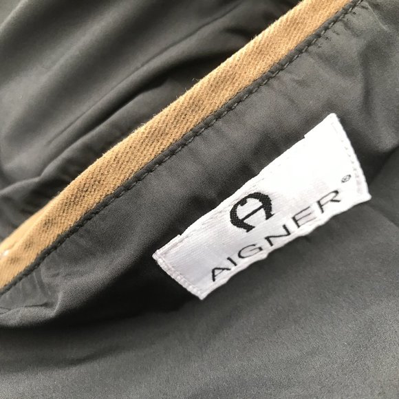 Aigner Men Jacket Brown Style in Italy Front Zippe - Picture 11 of 13